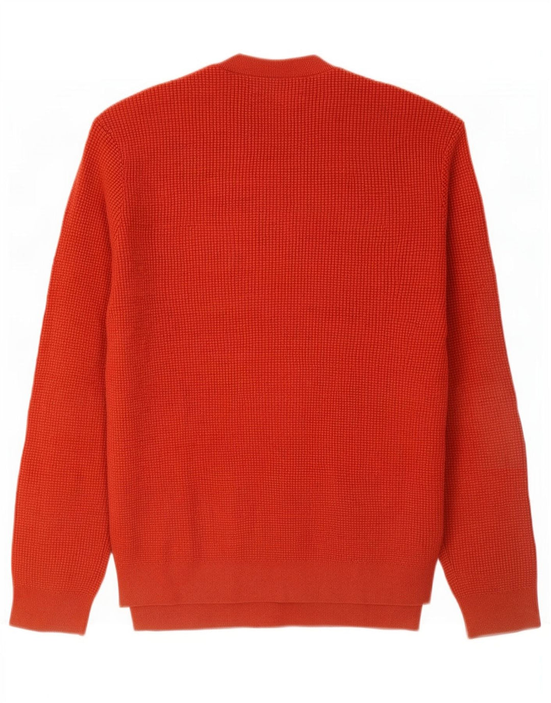 Maglione maglione girocollo da uomo Marks & Spencer grande poliestere arancione