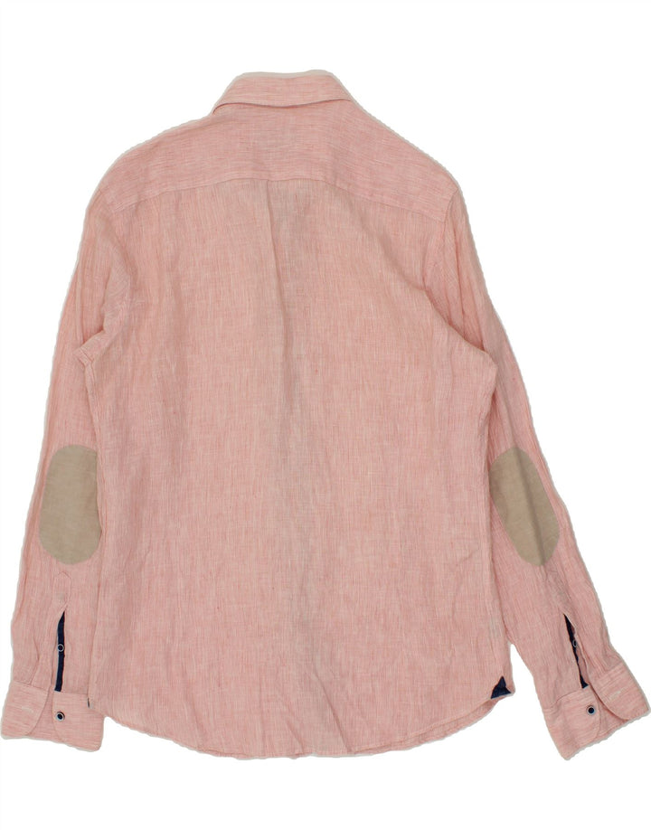 MASSIMO DUTTI Mens Shirt Large Red Pinstripe Vintage Massimo Dutti and Second-Hand Massimo Dutti from Messina Hembry 