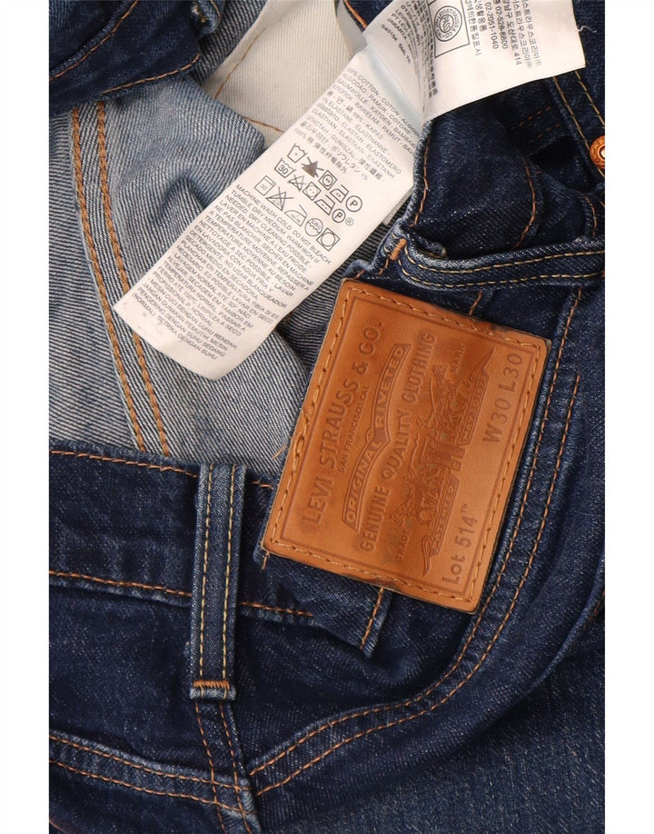 LEVI'S Jeans dritti da uomo 514 W30 L30 cotone blu