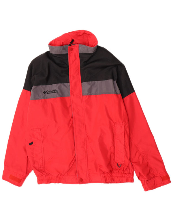 Giacca a vento oversize da uomo Columbia UK 40 Large Red Colourblock