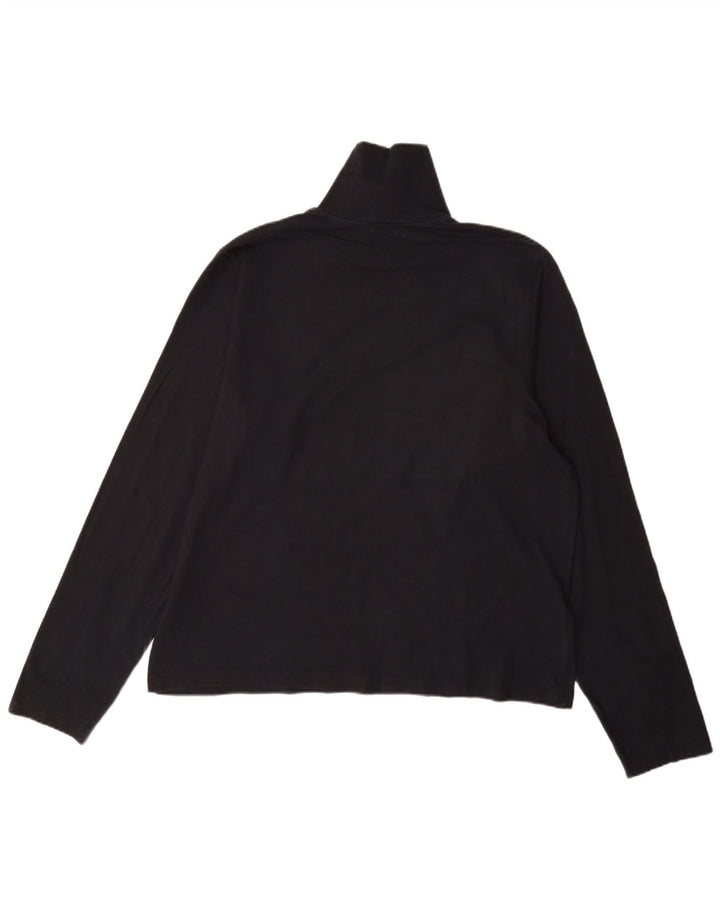 Top Adidas da uomo a maniche lunghe XL in cotone nero