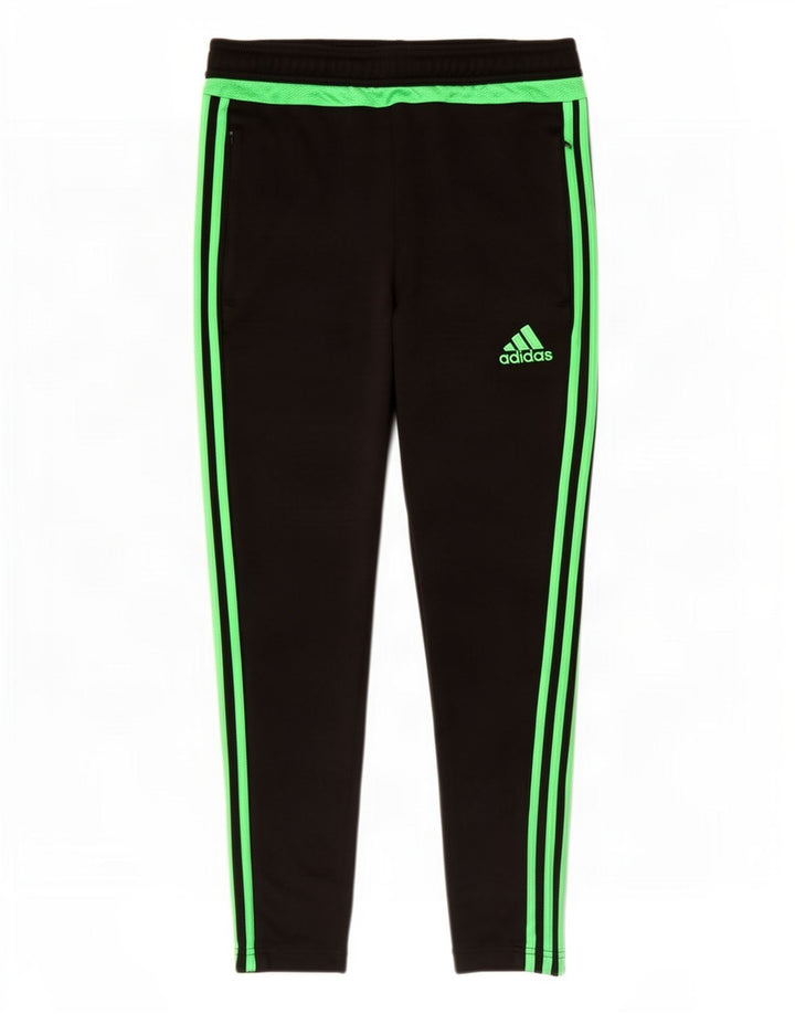 Pantaloni da tuta Adidas Climacool da uomo piccoli in poliestere nero