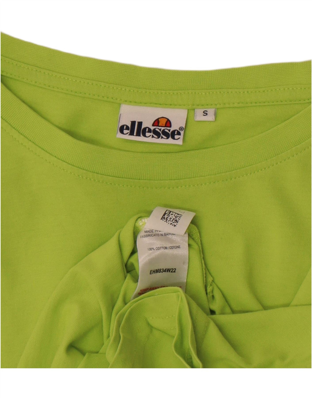 T-shirt da uomo Ellesse Top piccola in cotone verde