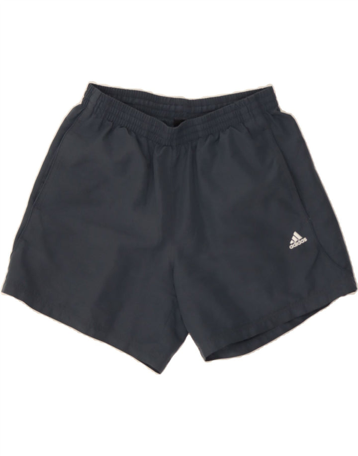 Pantaloncini sportivi ADIDAS Climalite da uomo in poliestere grigio medio