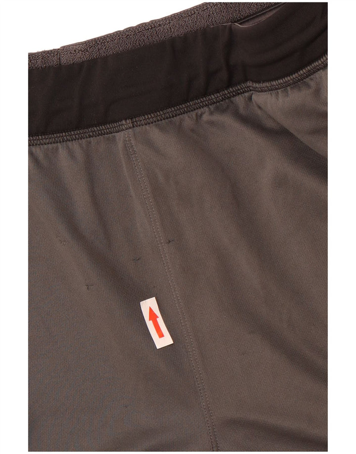 Pantaloncini sportivi Adidas Aeroready da uomo in poliestere color block grigio medio