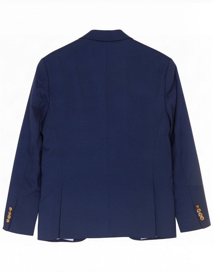Zara Giacca blazer a 1 bottone da uomo EU 56 XL Blu navy Poliestere