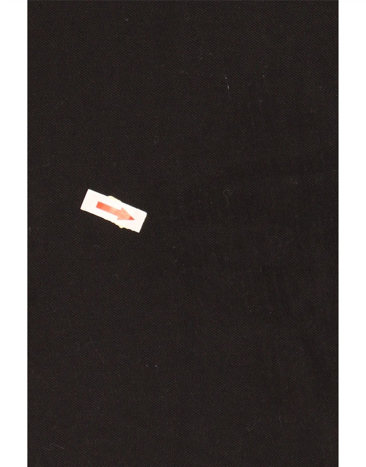 Polo da uomo KAPPA grande in cotone nero