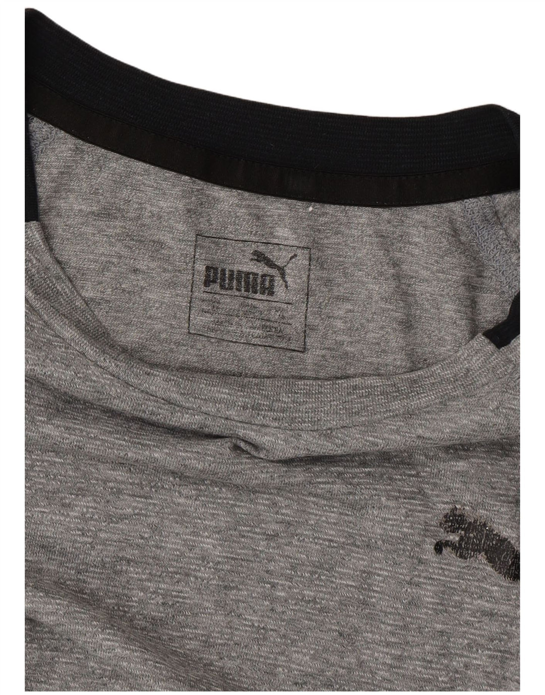 T-shirt Puma da uomo grigio medio chiazzato