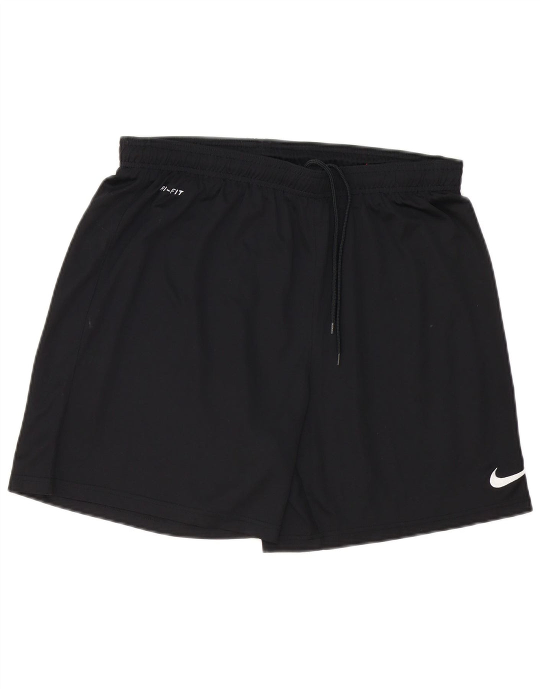 Pantaloncini sportivi Nike Dri Fit da uomo, grandi, in poliestere nero