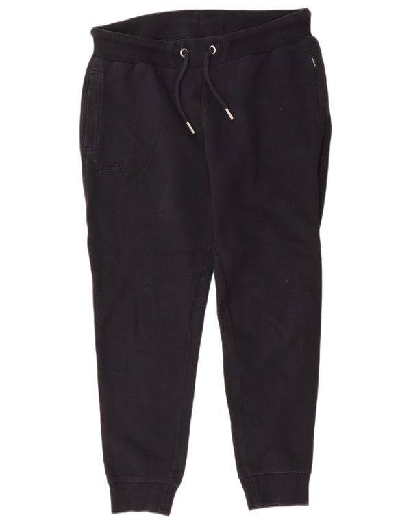 Pantaloni da tuta da donna Superdry Joggers UK 16 Large Blu Navy Poliestere