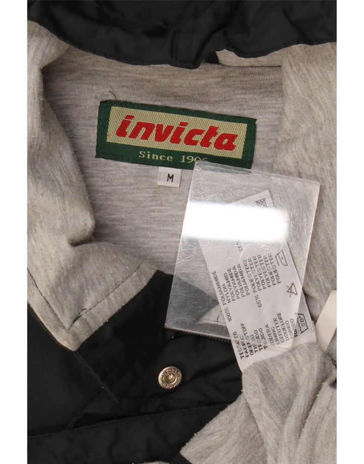 Giacca a vento con cappuccio da uomo INVICTA UK 38 nylon nero medio