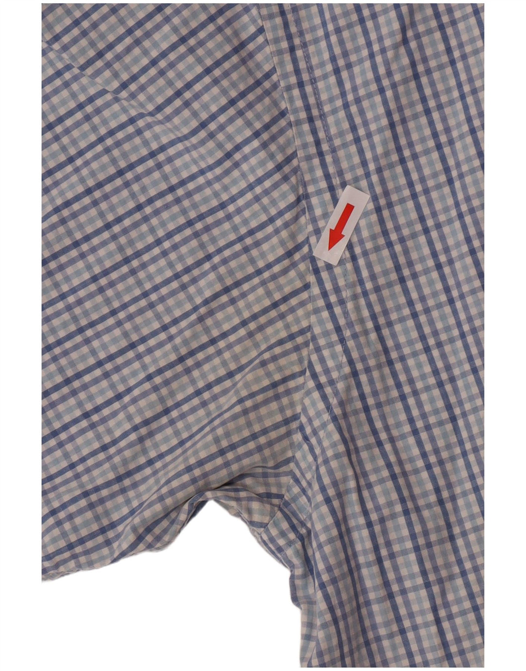 Camicia a maniche corte da uomo Izod XL in cotone a quadri blu