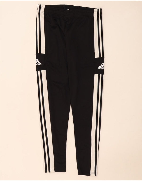 Pantaloni da tuta Adidas Aeroready da uomo in poliestere color block medio nero