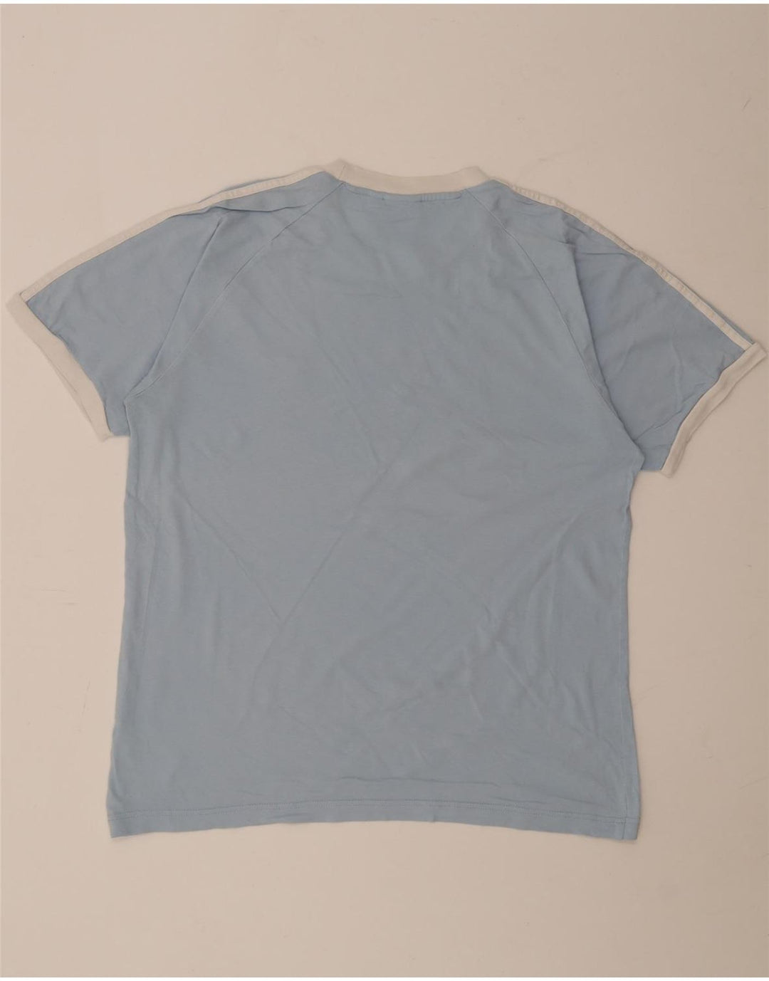 Maglietta Adidas da uomo Top Large in cotone blu