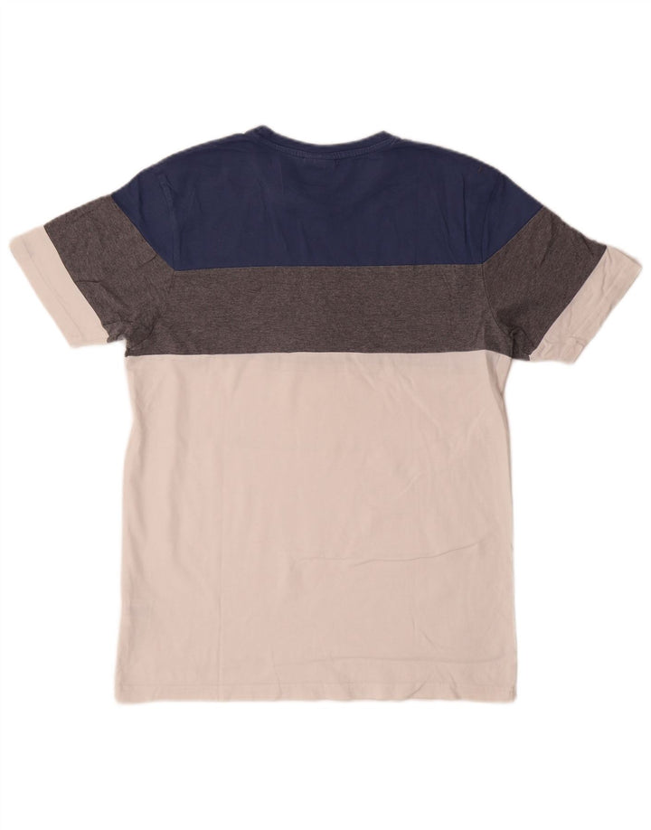 T-shirt grafica da uomo Ellesse Top in cotone color block medio multicolore