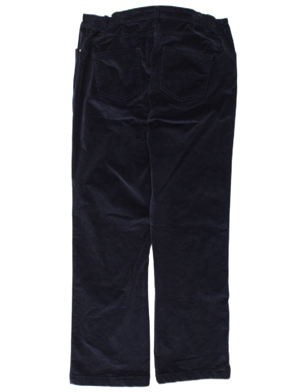 Pantaloni da donna in velluto a coste COTTON TRADERS UK 12 Medium W30 L27 Blu navy