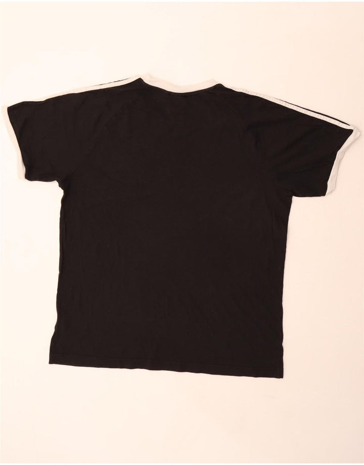 T-shirt da uomo Adidas Top XL in cotone nero