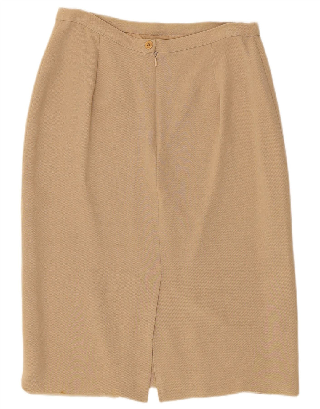 Gonna a tubino da donna Max & Co. UK 12 media W28 acetato beige