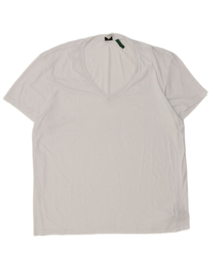 T-shirt da uomo G-Star Top 2XL cotone bianco