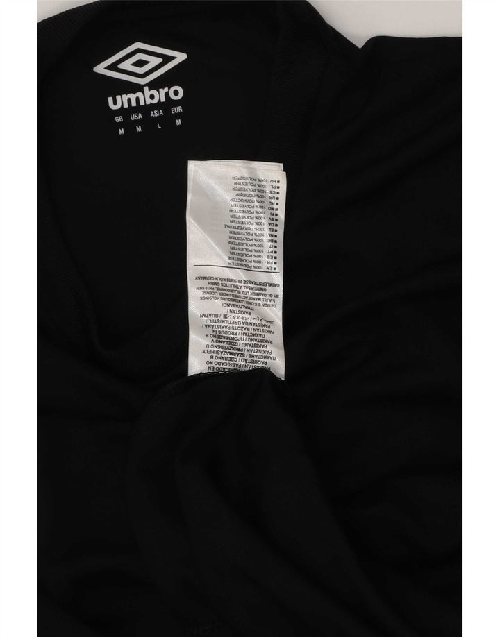 T-shirt da uomo Umbro Top medio nero in poliestere