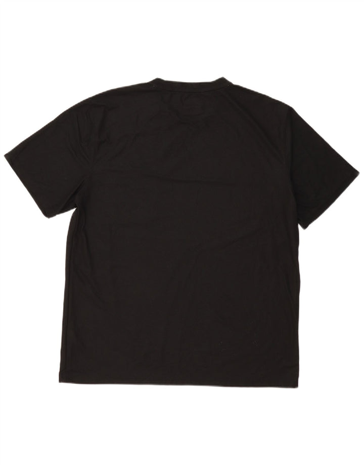 T-shirt da uomo WRANGLER Top UK 42/44 grande poliestere nero