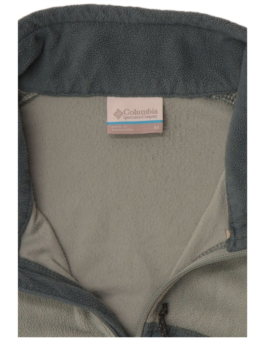 Giacca in pile da donna Columbia UK 14 Colorblock verde medio