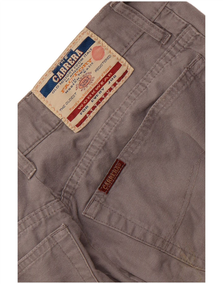 Pantaloni casual dritti da uomo Carrera W30 L28 Grigi