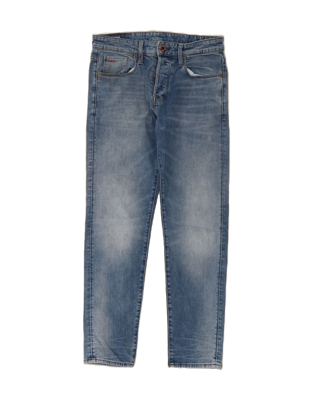 G-STAR Mens 3301 Slim Jeans W32 L29 Blue Vintage G-Star and Second-Hand G-Star from Messina Hembry 