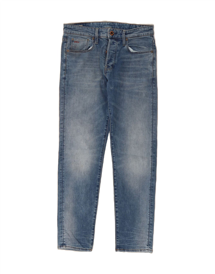 G-STAR Mens 3301 Slim Jeans W32 L29 Blue Vintage G-Star and Second-Hand G-Star from Messina Hembry 