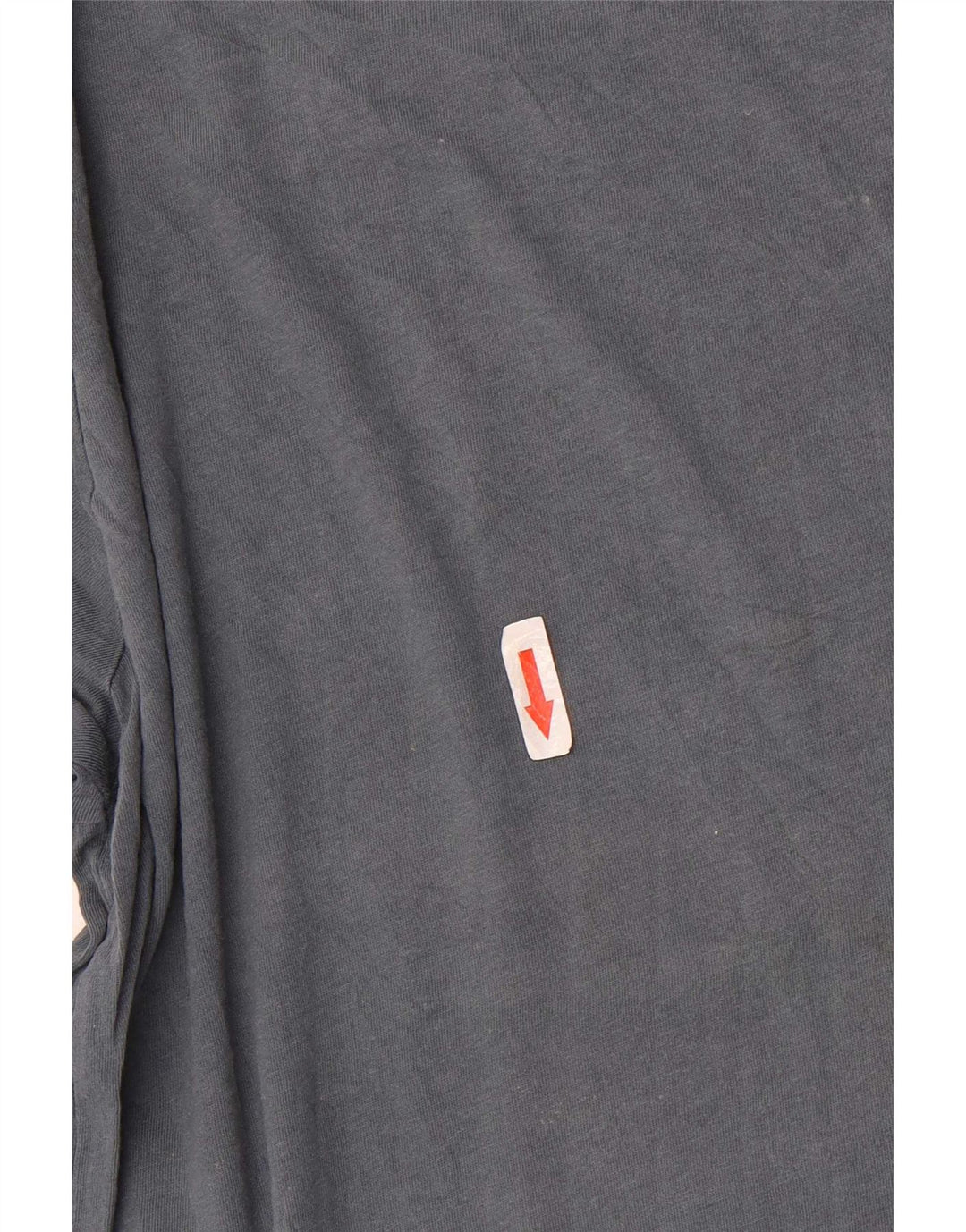 Maglietta da donna All Saints Top UK 16 grande cotone grigio