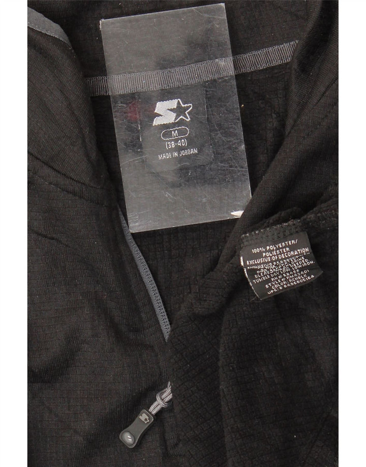 Top da tuta pullover con zip e collo da uomo Starter UK 38/40 medio nero