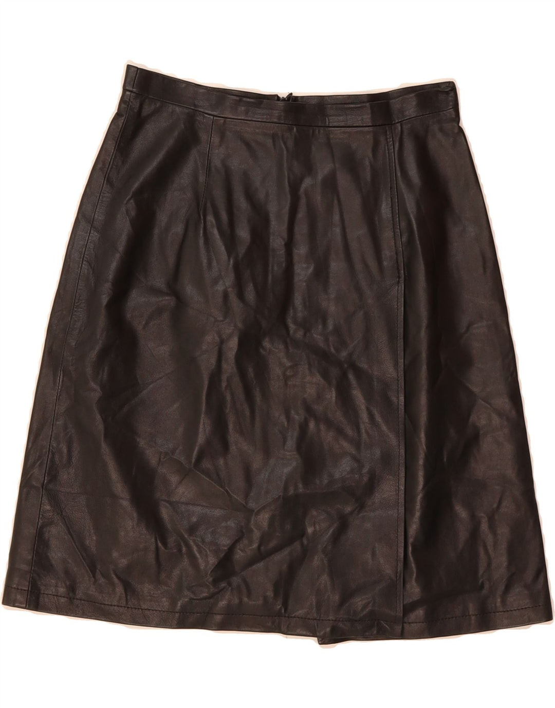 SCOUT Womens Leather Skirt W26 Small  Black Vintage Scout and Second-Hand Scout from Messina Hembry 