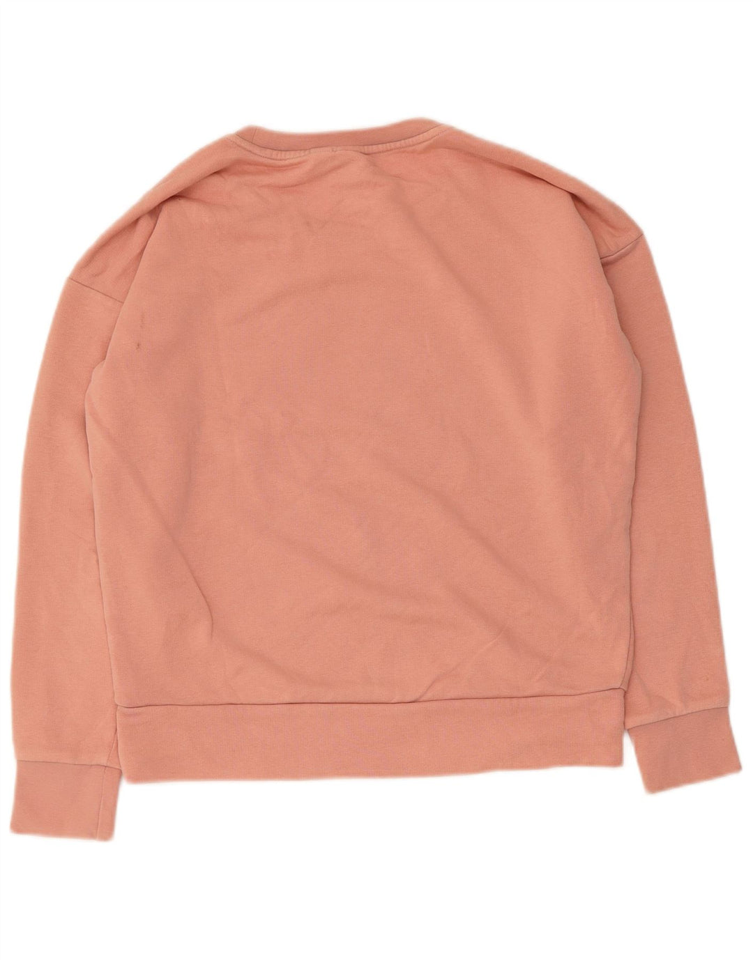 Felpa grafica da donna ADIDAS maglione UK 14 rosa medio