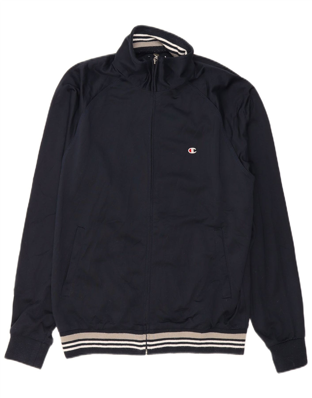 Giacca da tuta da uomo Champion Large in poliestere blu navy