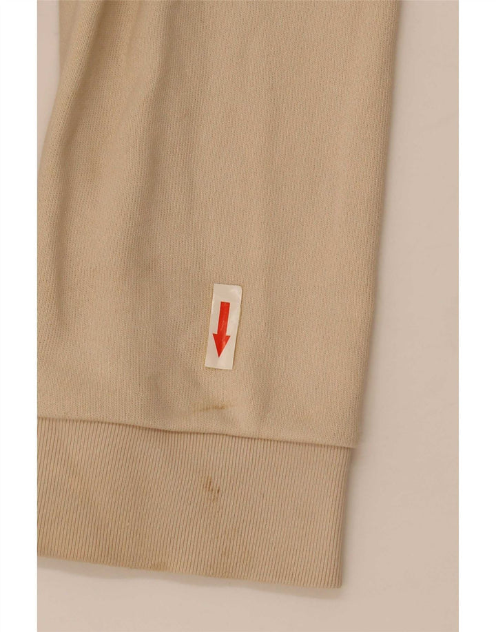 Felpa grafica da uomo Adidas Jumper XL in cotone beige