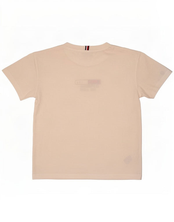 T-shirt grafica per ragazzi Tommy Hilfiger Top 11-12 anni in cotone bianco