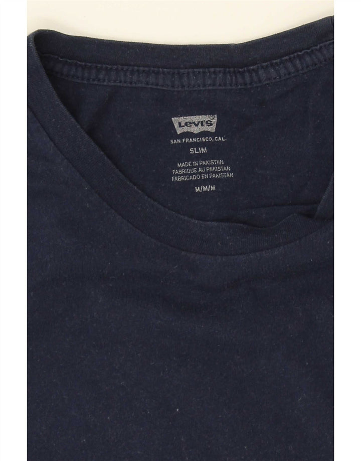 T-shirt slim fit da uomo Levi's Top blu navy medio
