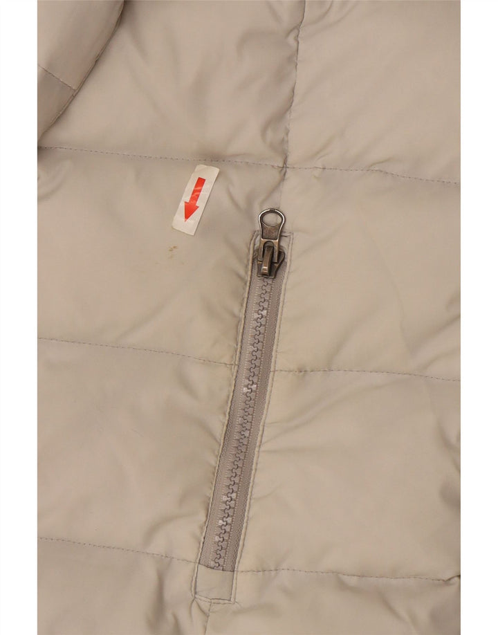 Giacca imbottita con cappuccio da donna Best Company UK 14 nylon bianco medio