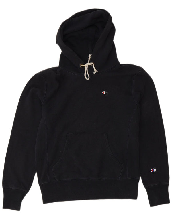 Felpa con cappuccio da donna Champion UK 14 cotone nero medio