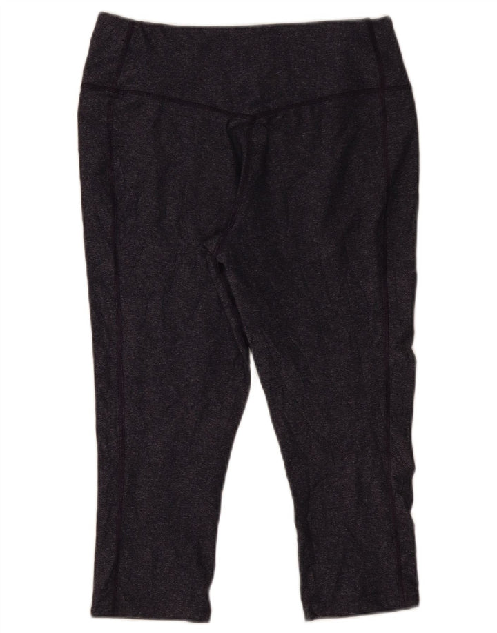 Leggings Nike Dri Fit Capri da donna UK 14 grande poliestere blu navy