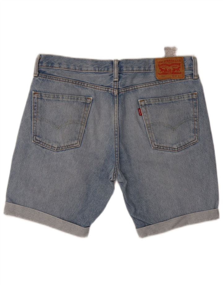 Pantaloncini di jeans Levi's 511 da uomo W34 grande cotone blu