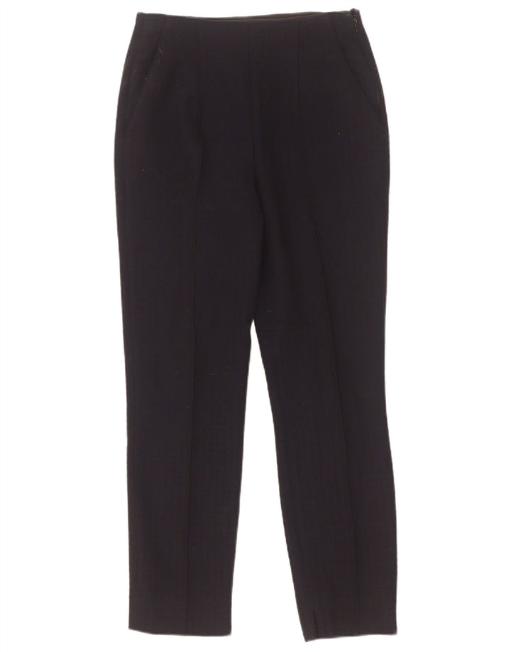 Pantaloni da abito slim da donna Zara XS W25 L27 poliestere nero