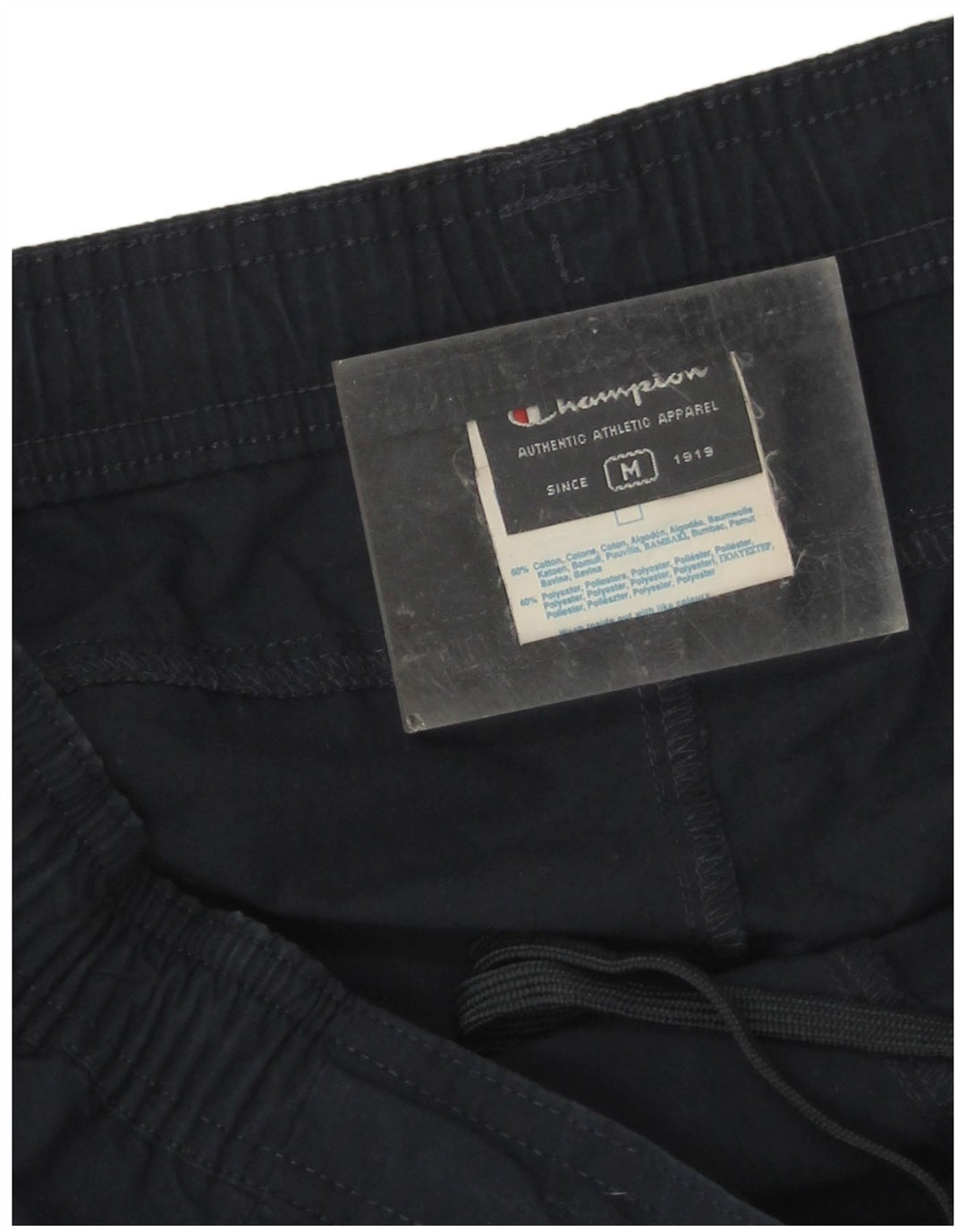 Pantaloni da tuta da uomo Champion Joggers medio cotone blu navy