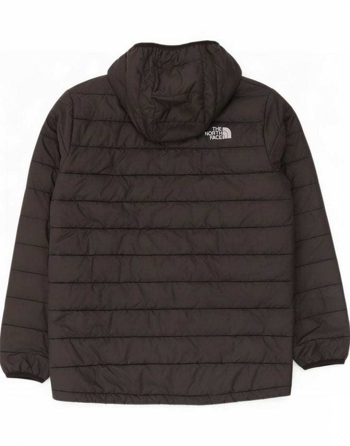 Giacca imbottita con cappuccio The North Face da ragazzo 11-12 anni grande in poliestere nero