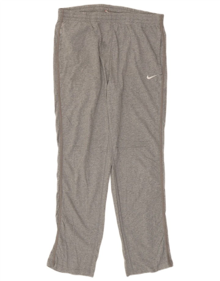 Pantaloni da tuta da uomo NIKE Large in cotone grigio