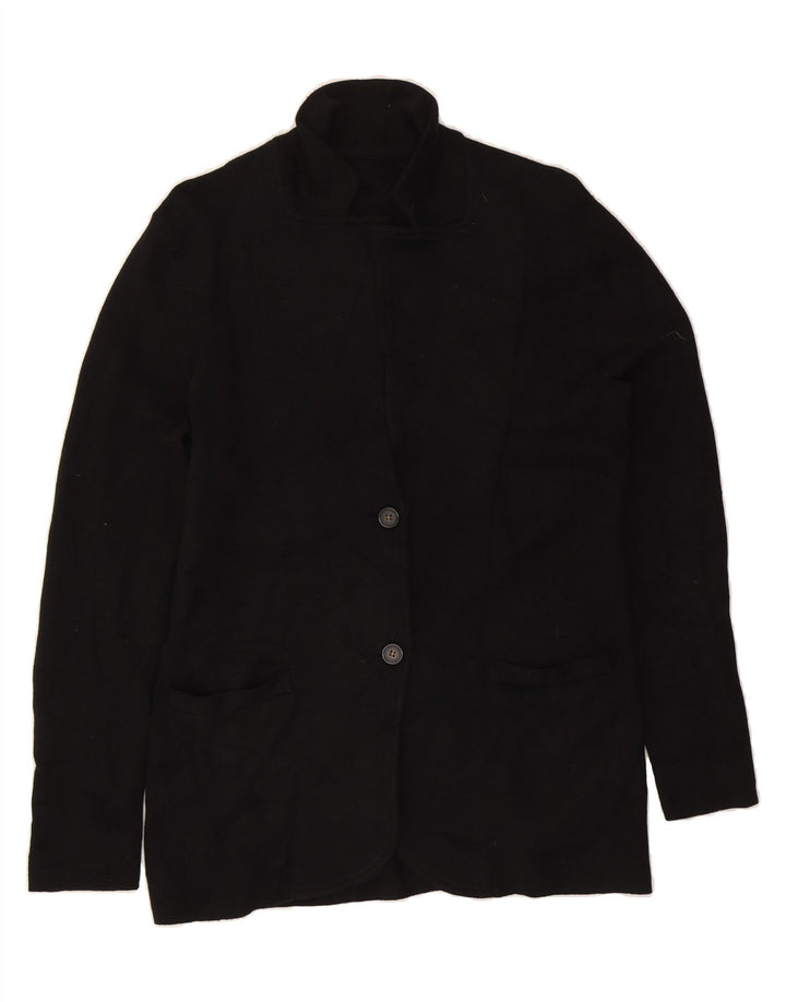 J. CREW Womens Cardigan Sweater UK 16 Large Black Cotton Vintage J. Crew and Second-Hand J. Crew from Messina Hembry 