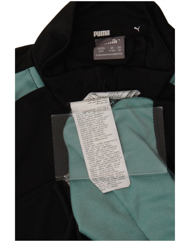 Giacca da tuta da ragazzo Puma 11-12 anni Medium Black Colourblock