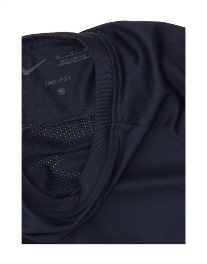 T-shirt Nike Dri Fit da uomo, color block medio, blu navy