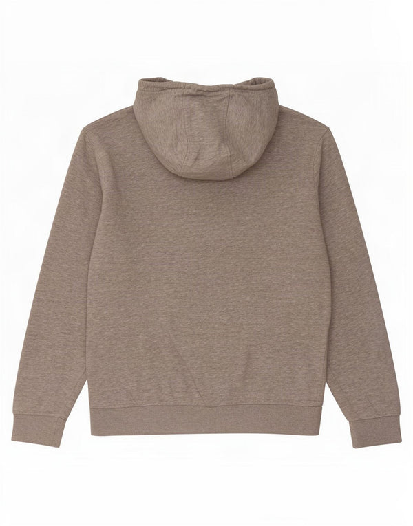 Felpa con cappuccio grafica da uomo Kappa XL in cotone chiazzato grigio