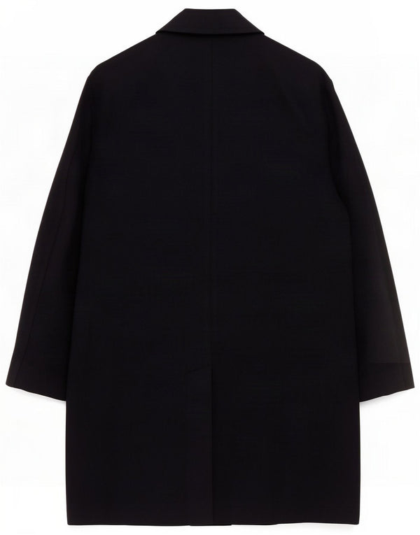 Cos Cappotto da uomo a 3 bottoni UK 36 Small Blu navy Cotone